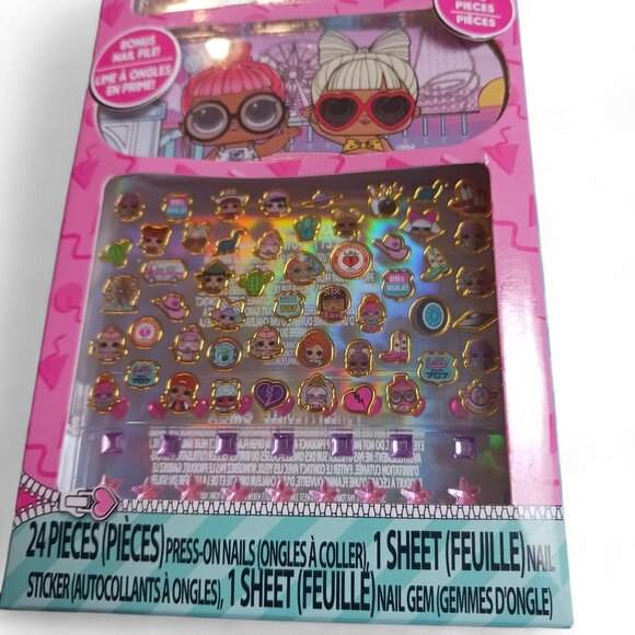 Girls Three Pack Minnie Mouse, Frozen, LOL Nail Art Bundle  Lot - Picture 13 of 13
